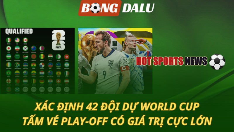 Xác định 42 đội dự World Cup – Tấm vé play-off có giá trị cực lớn